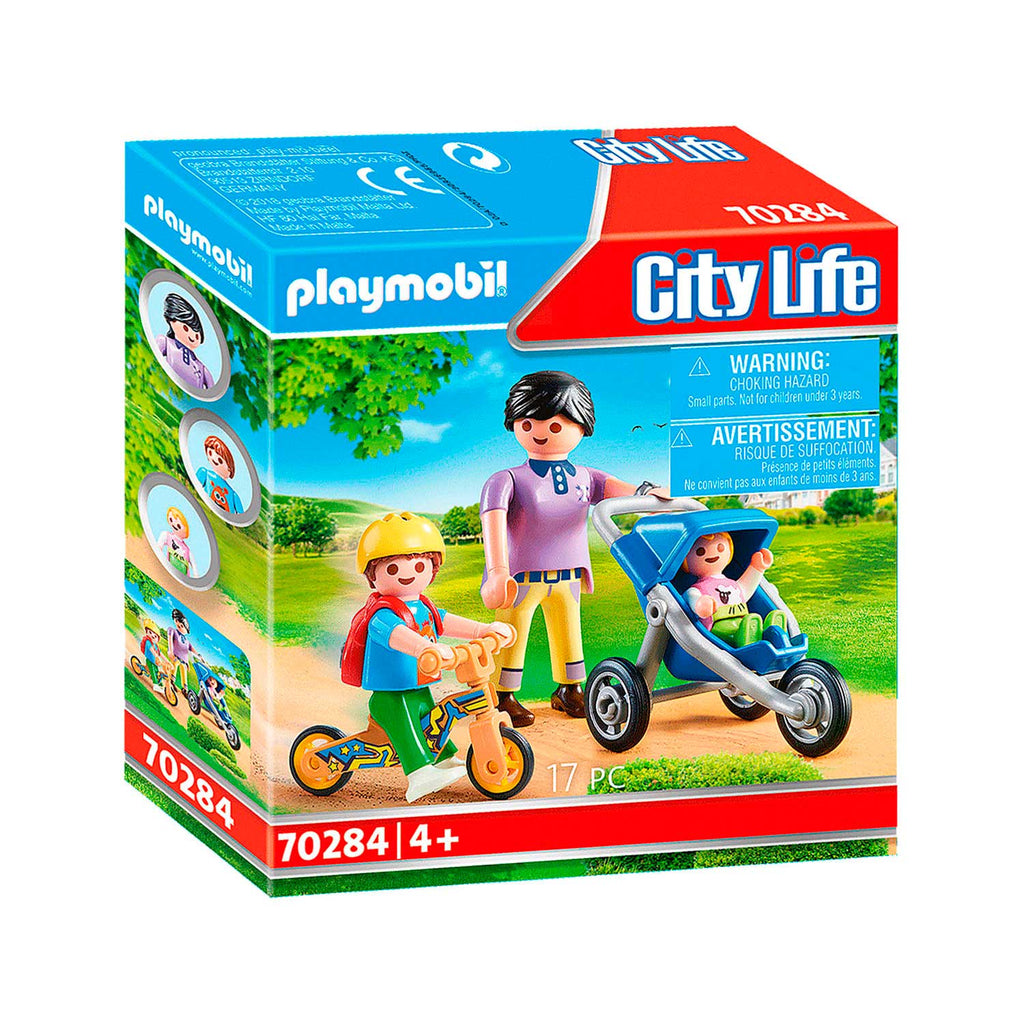 Playmobil City Life Mama met Kinderen 70284