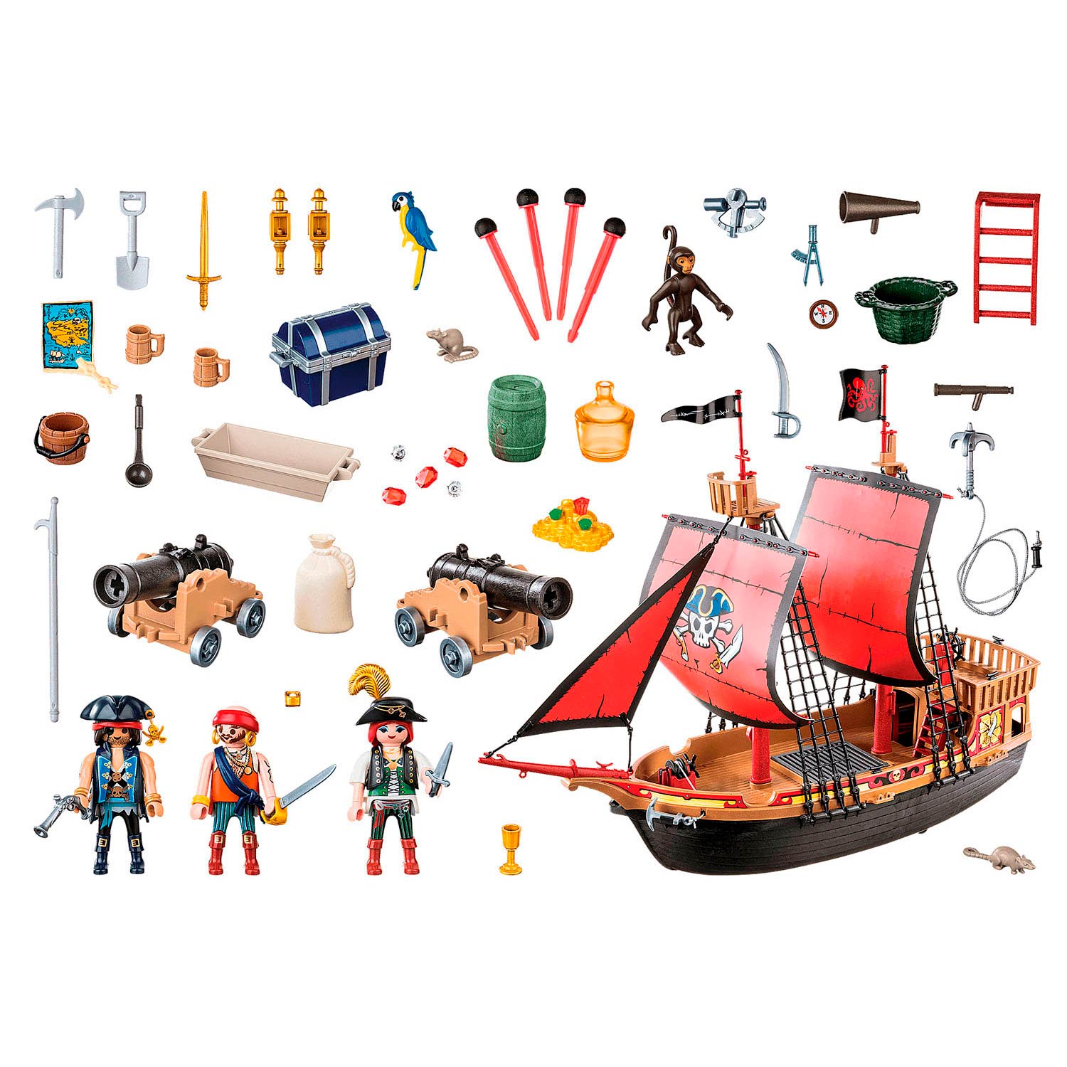 Playmobil Pirates Piratenschip 132dlg. 70411