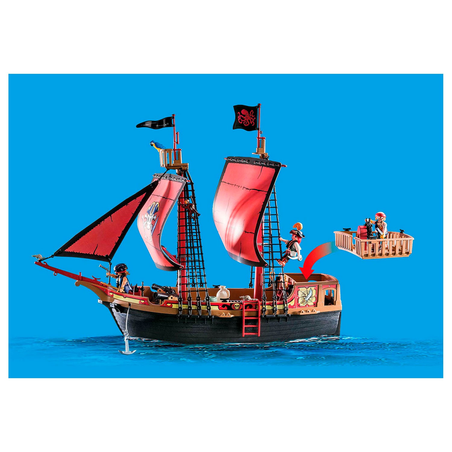 Playmobil Pirates Piratenschip 132dlg. 70411