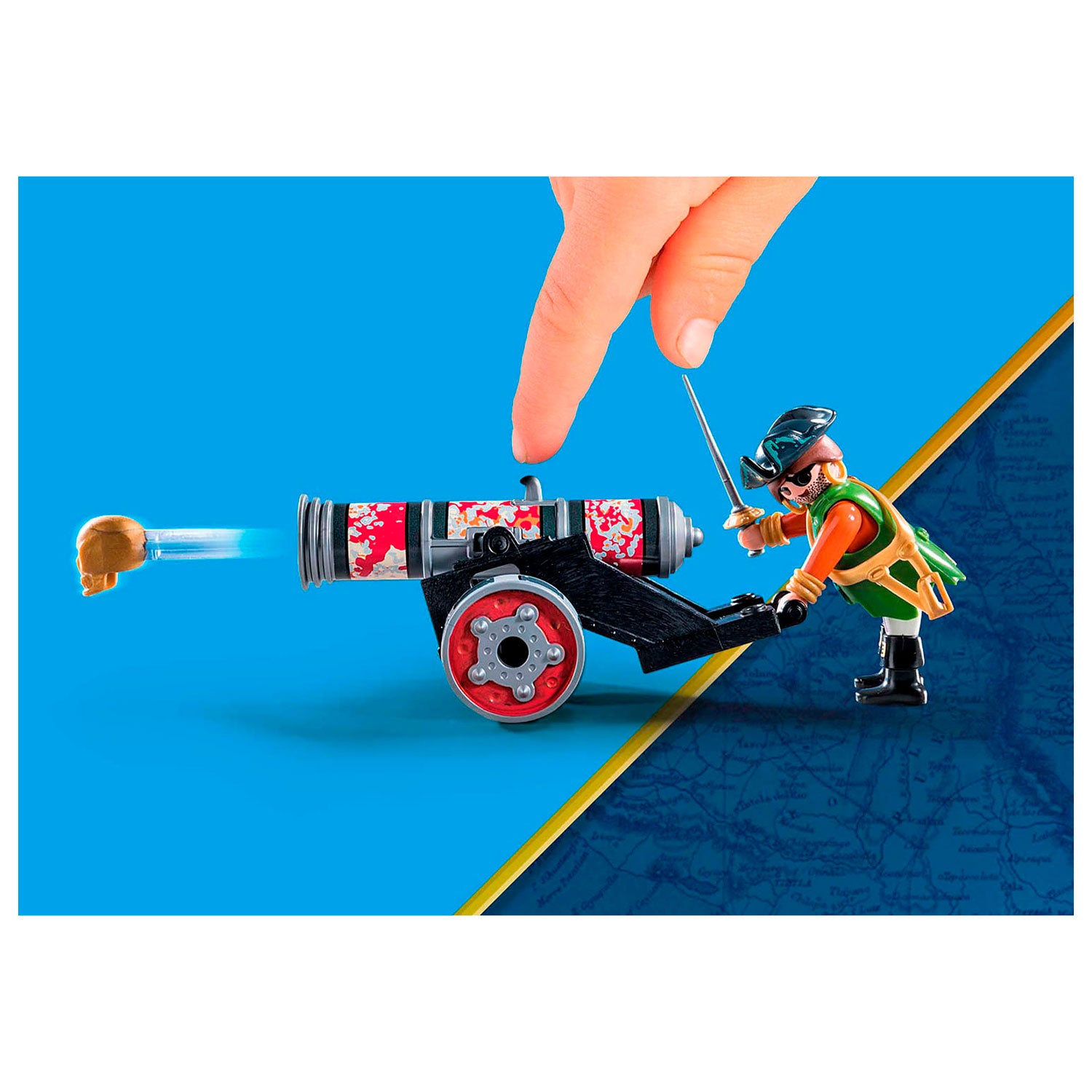 Playmobil Pirates Piraat met Kanon - 70415