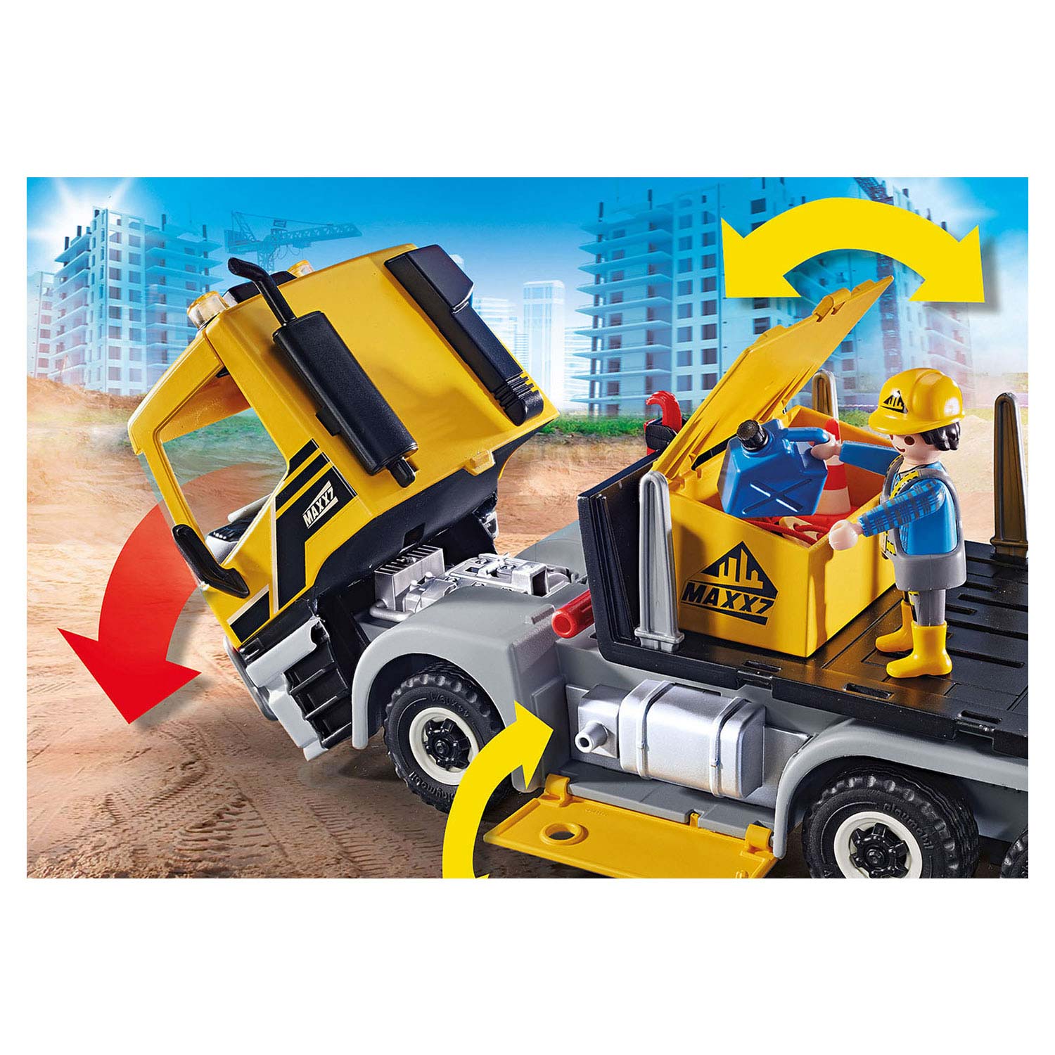 Playmobil 70444 Vrachtwagen met Wissellaadbak