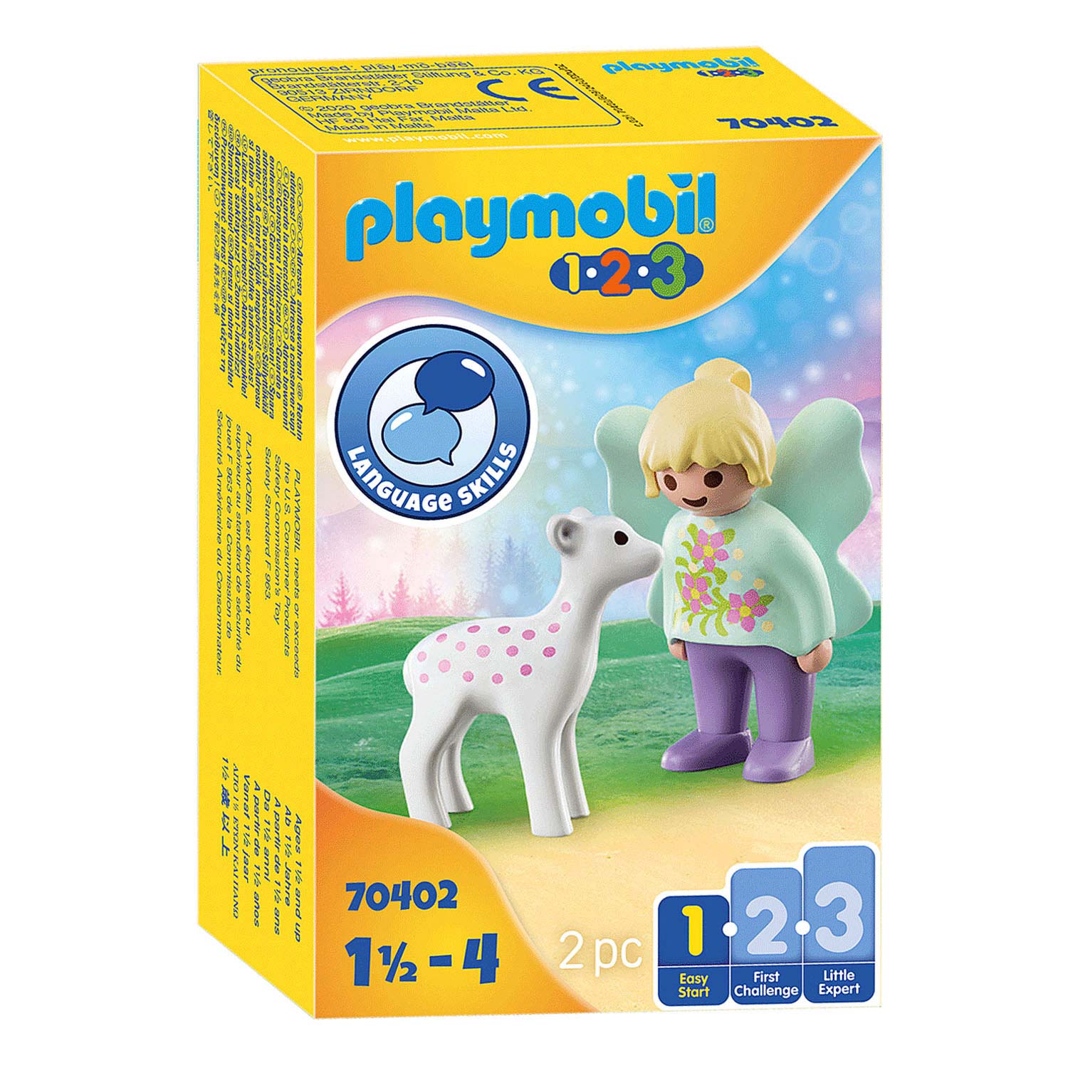 Playmobil 1.2.3. Feeenvriend met Reekalfje 70402