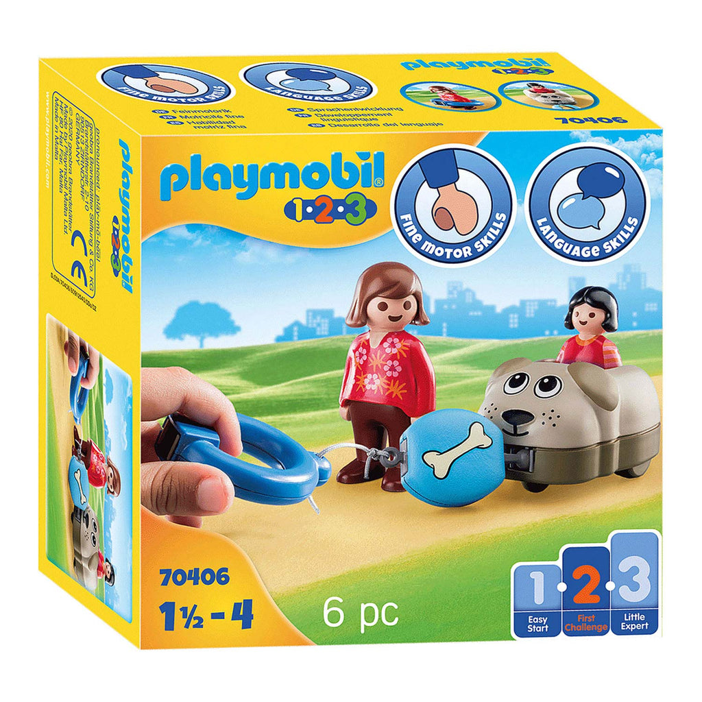 Playmobil 1.2.3. Hondentrein 70406