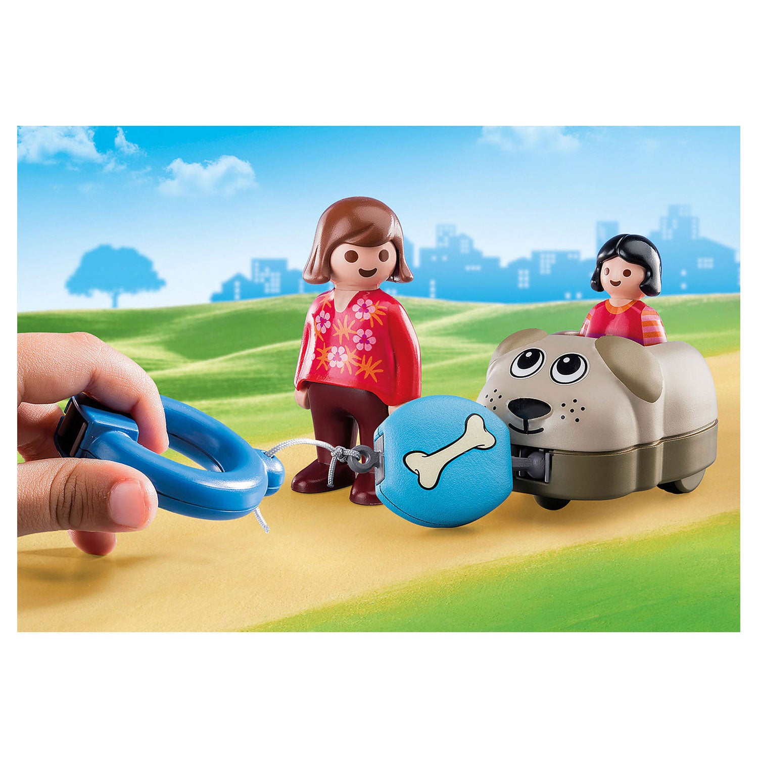 Playmobil 1.2.3. Hondentrein 70406