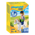 Playmobil 1.2.3. Jongen met Pony 70410