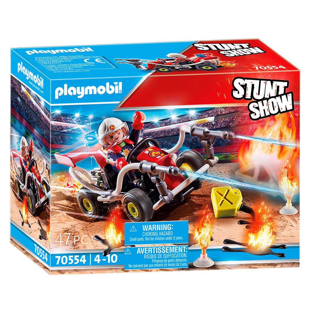 Playmobil Stuntshow Brandweerkart 70554