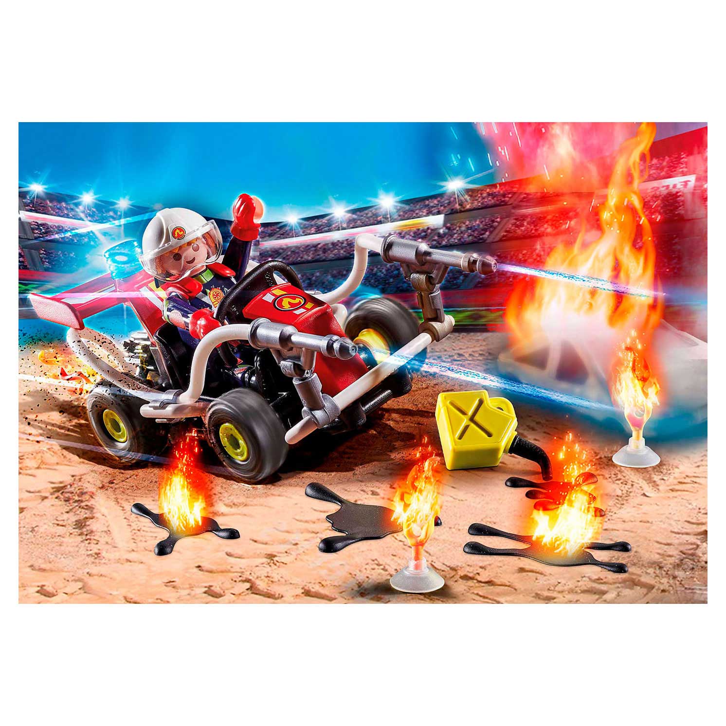 Playmobil Stuntshow Brandweerkart 70554