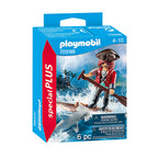 Playmobil Pirates Piraat met Vlot en Hamerhaai - 70598