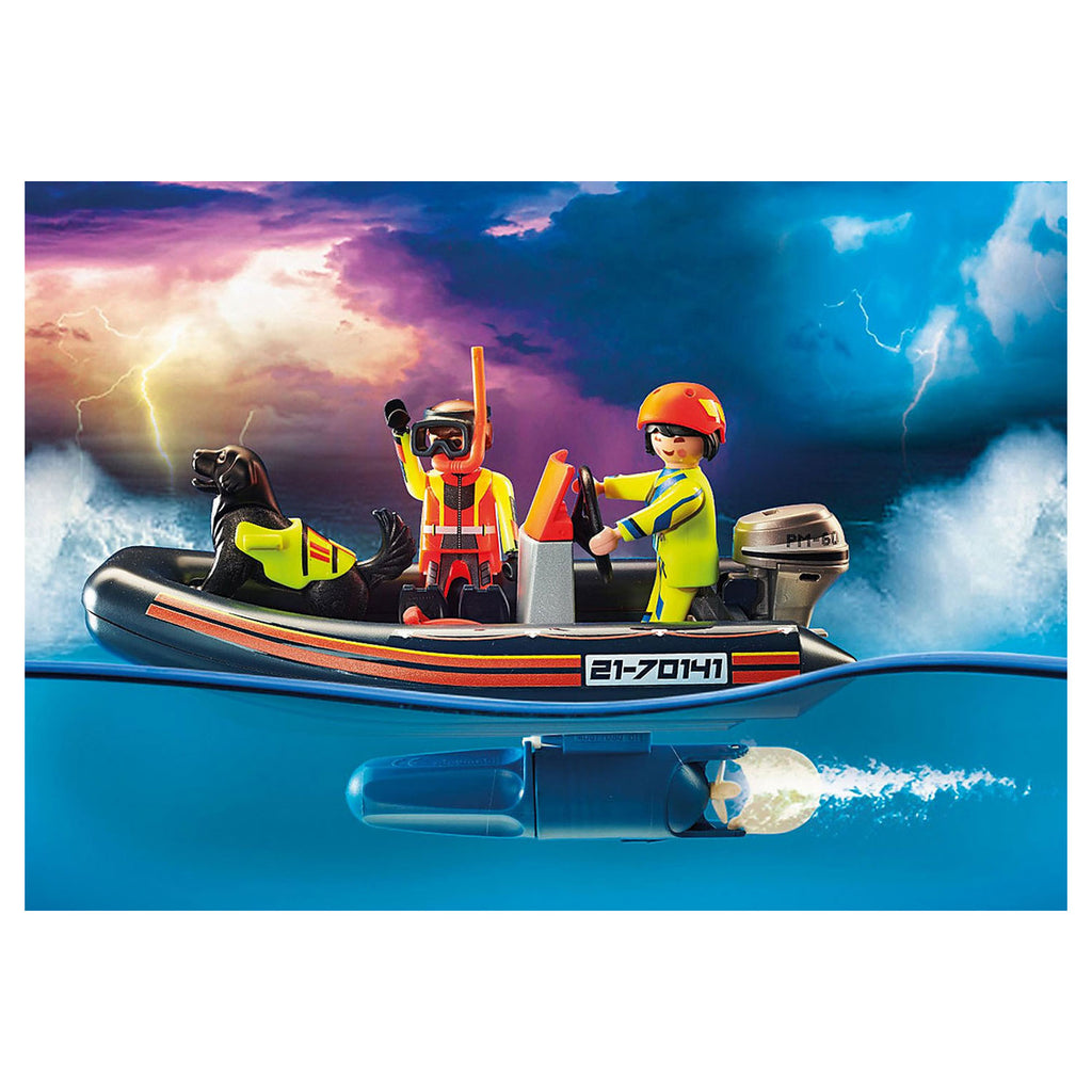 Playmobil City Action Redding met Poolglijder met Sleepboot 70141