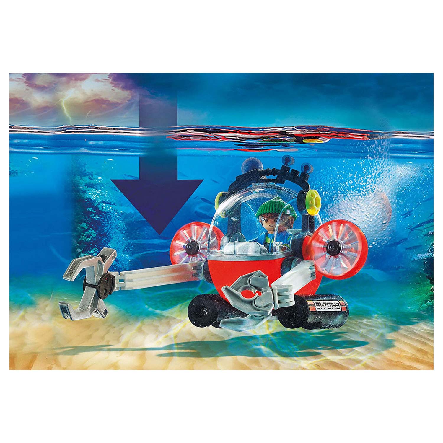 Playmobil 70142 Omgevingsmissie met Duikboot