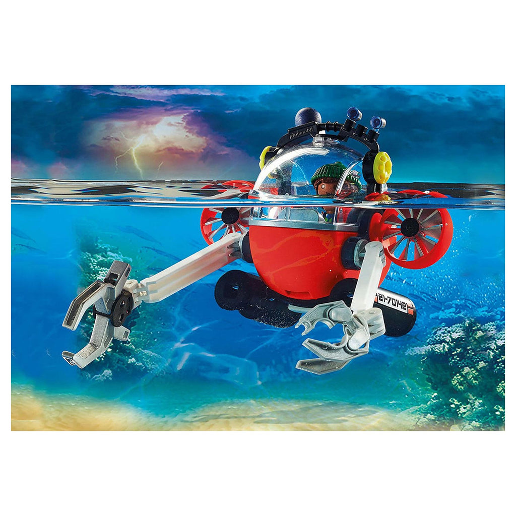 Playmobil 70142 Omgevingsmissie met Duikboot