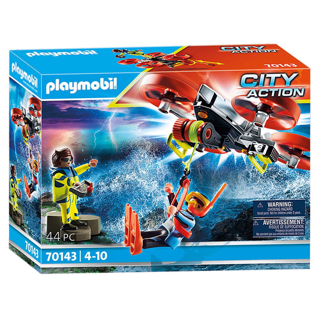 Playmobil City Action Reddingsduiker met Reddingsdrone 70143