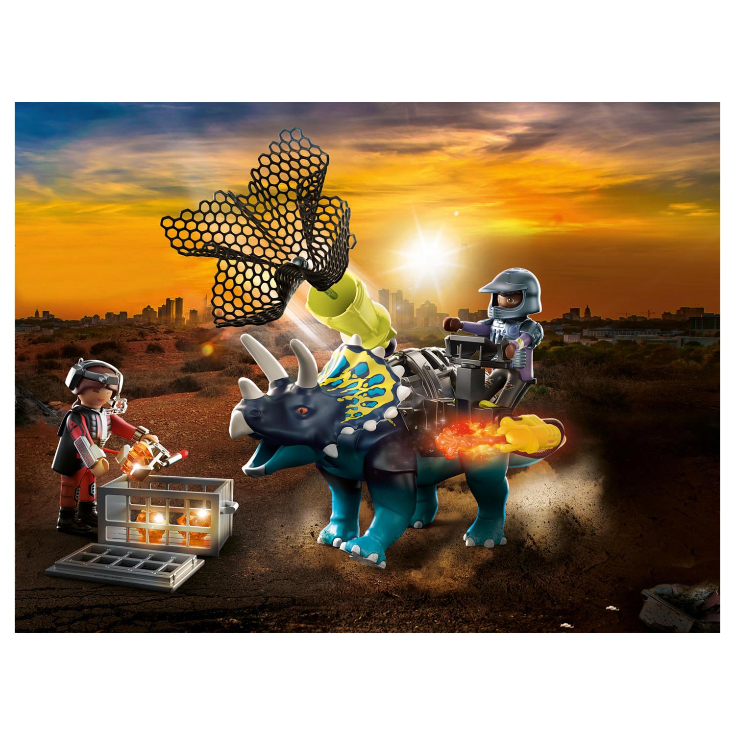 Playmobil Playmobil Rise Triceratops De Legendarische Stenen 70627
