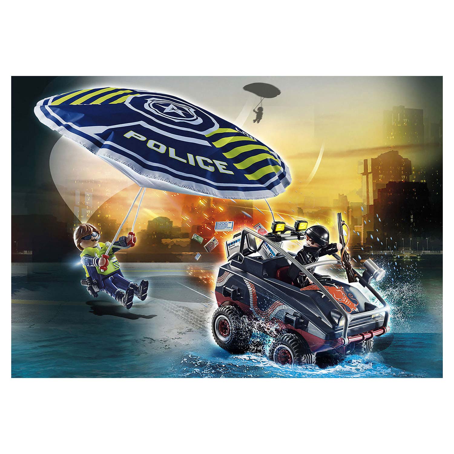 Playmobil City Action Politie Achtervolging Amfibievoertuig 70781