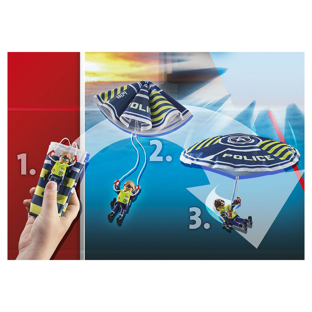 Playmobil City Action Politie Achtervolging Amfibievoertuig 70781