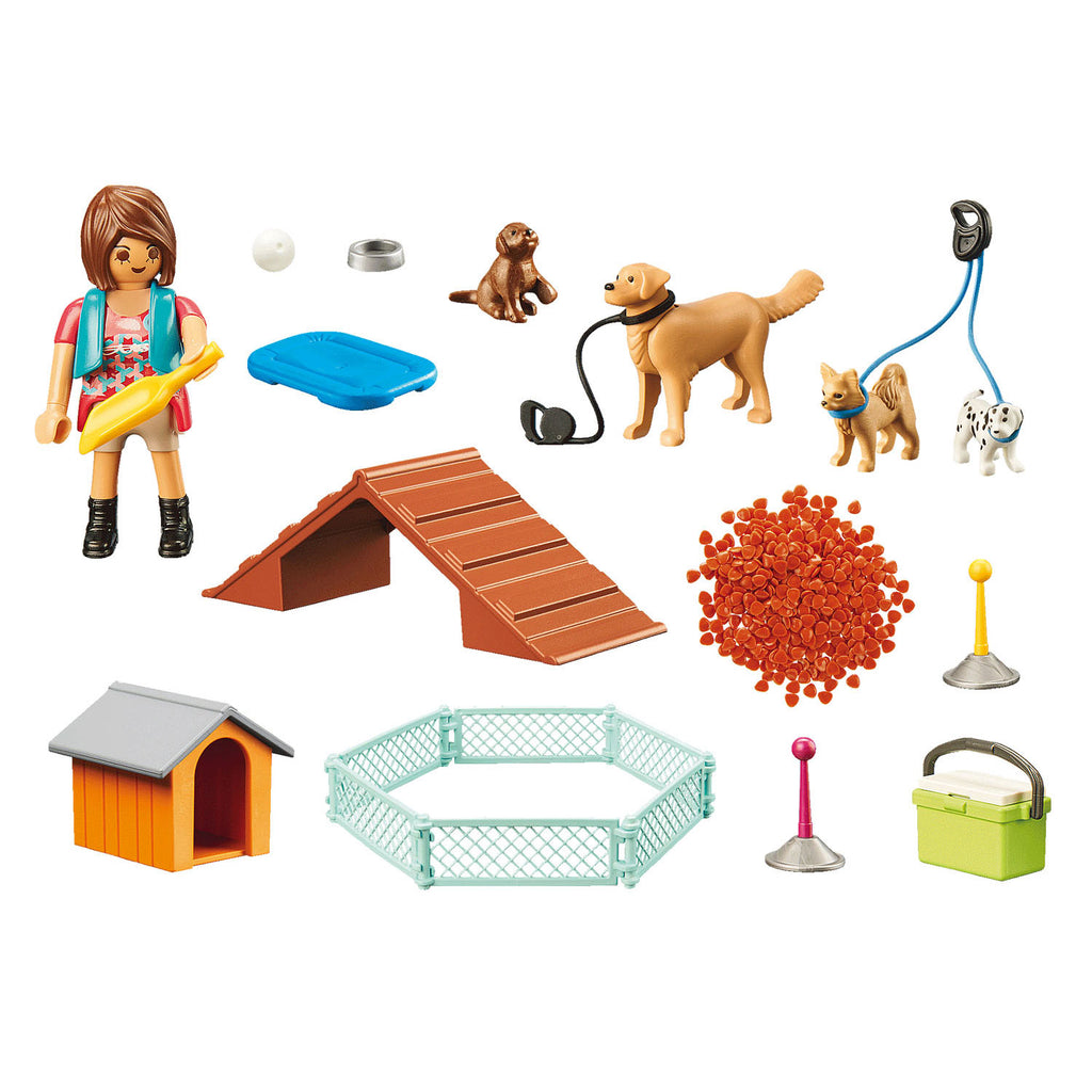 Playmobil 70676 city life gift set hondentrainster