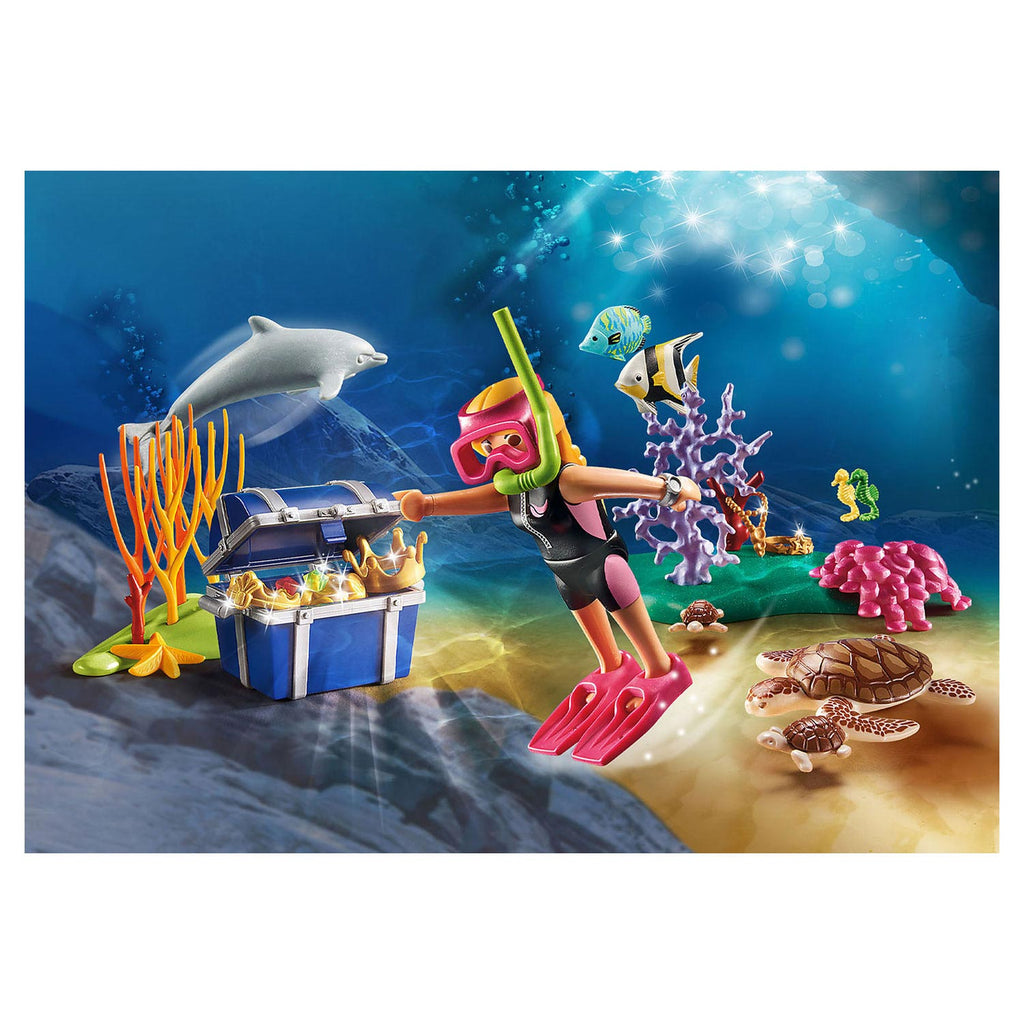 Playmobil Family Fun Cadeauset Schatduiker 70678