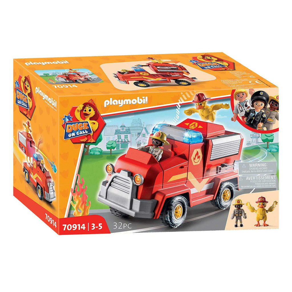 Playmobil Duck On Call Brandweerwagen 70914