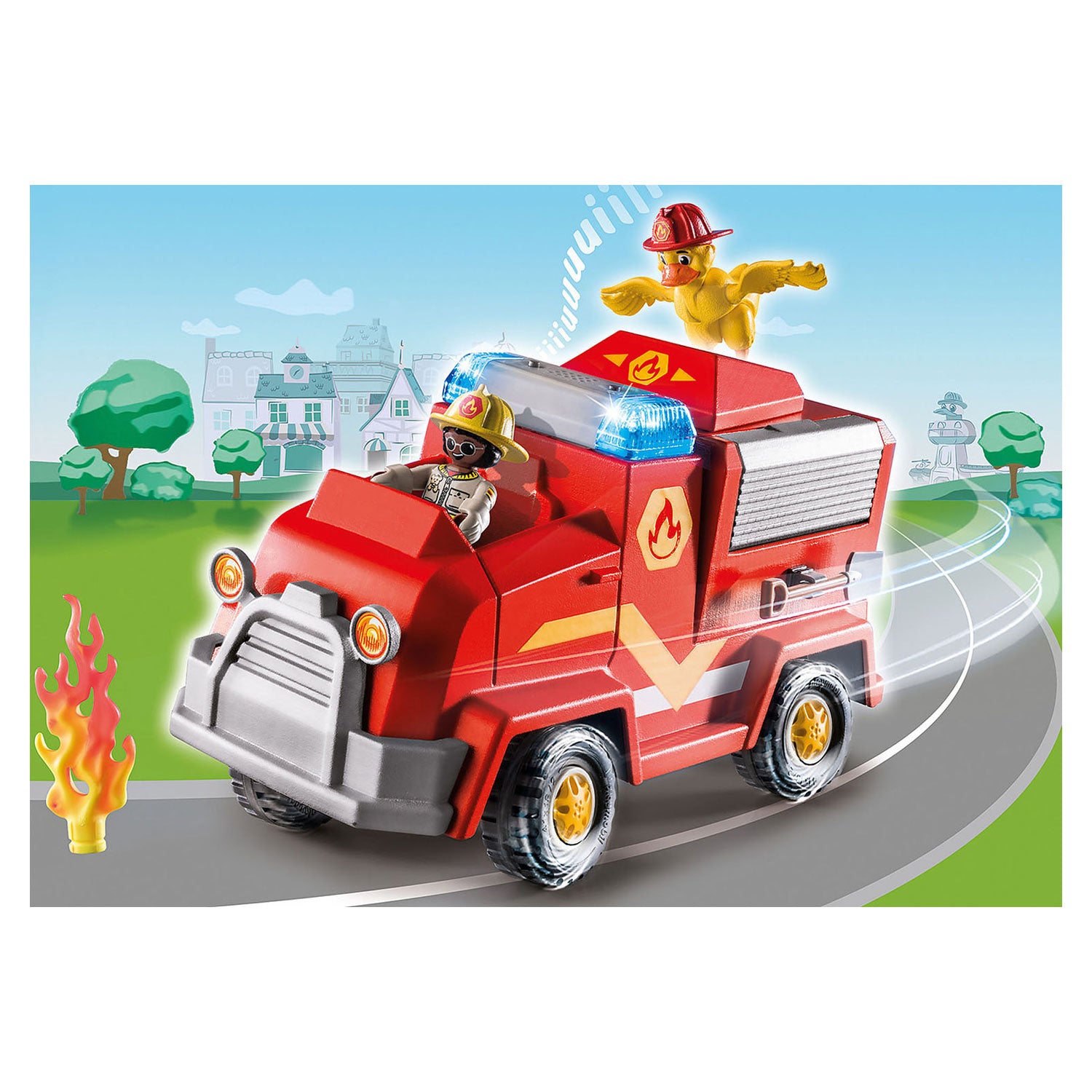 Playmobil Duck On Call Brandweerwagen 70914