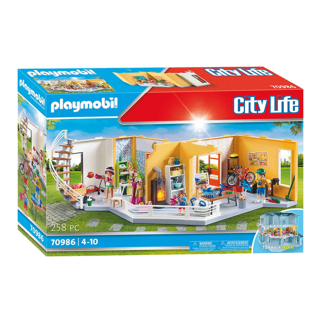 Playmobil City Life Verdiepinguitbreiding Woonhuis 70986