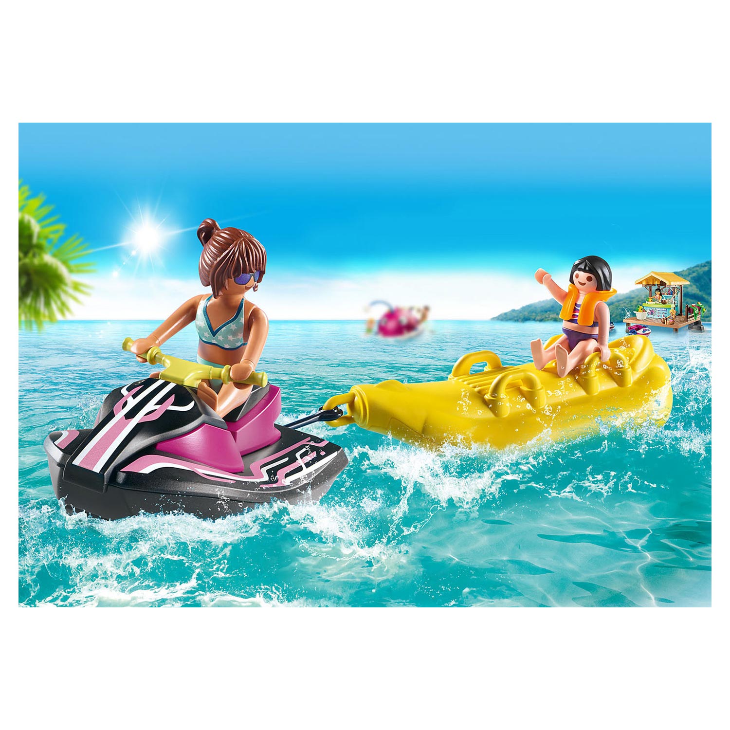 Playmobil Family Fun Starterset Waterscooter met Bananenboot 70906
