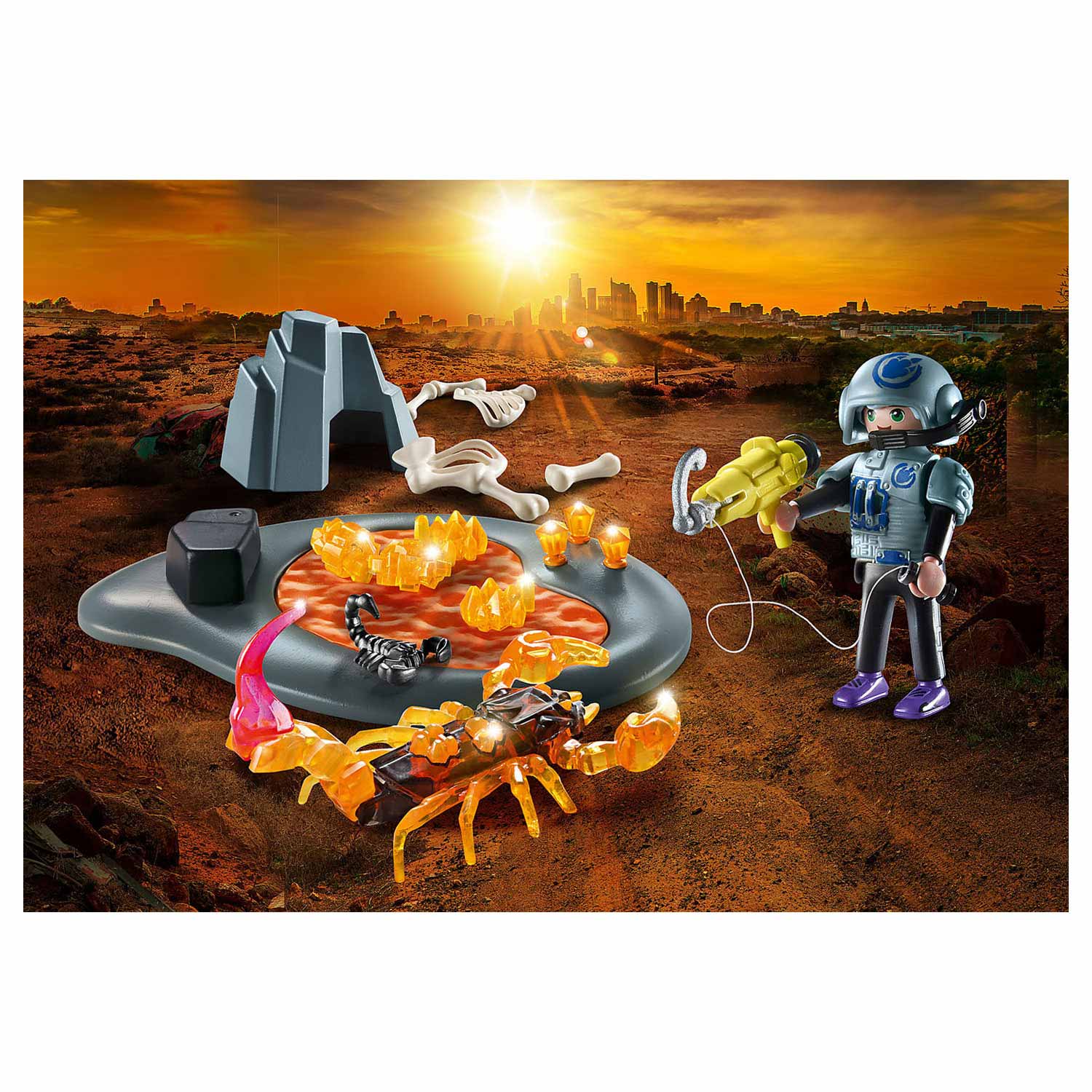 Playmobil Rise Starterset Gevecht tegen de Vuurschorpioen 70909