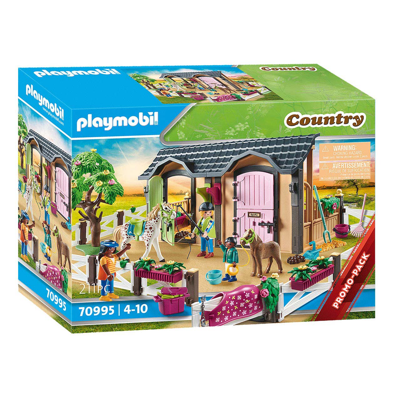 Playmobil Country Rijlessen met Paardenboxen 70995