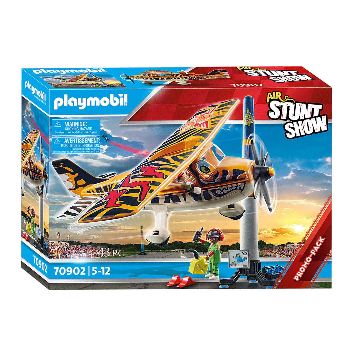 Playmobil Stuntshow Air Propellorvliegtuig Tiger 70902