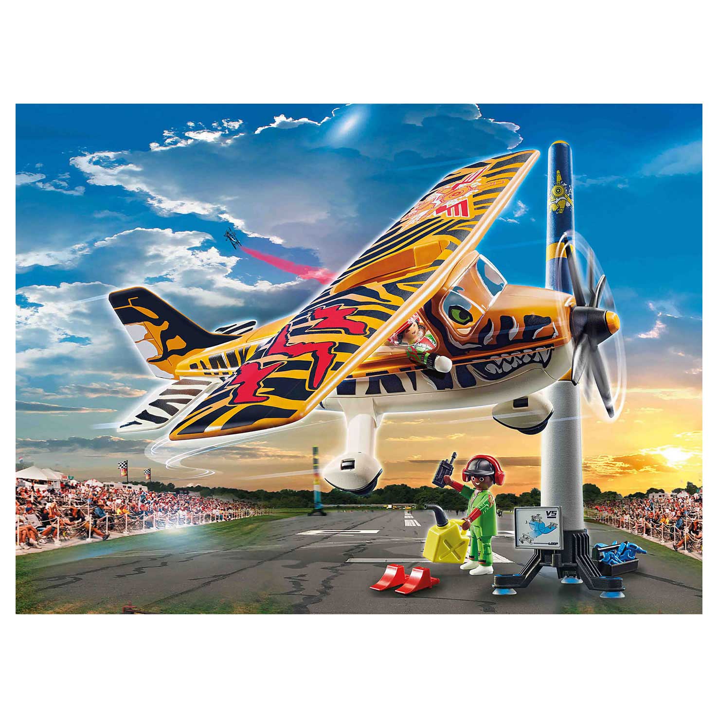 Playmobil Stuntshow Air Propellorvliegtuig Tiger 70902