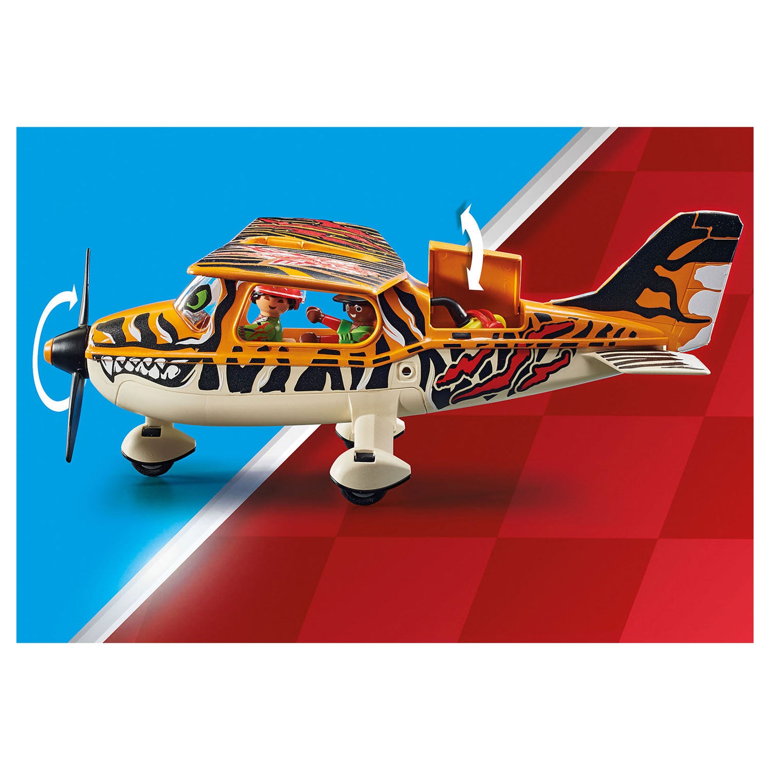Playmobil Stuntshow Air Propellorvliegtuig Tiger 70902
