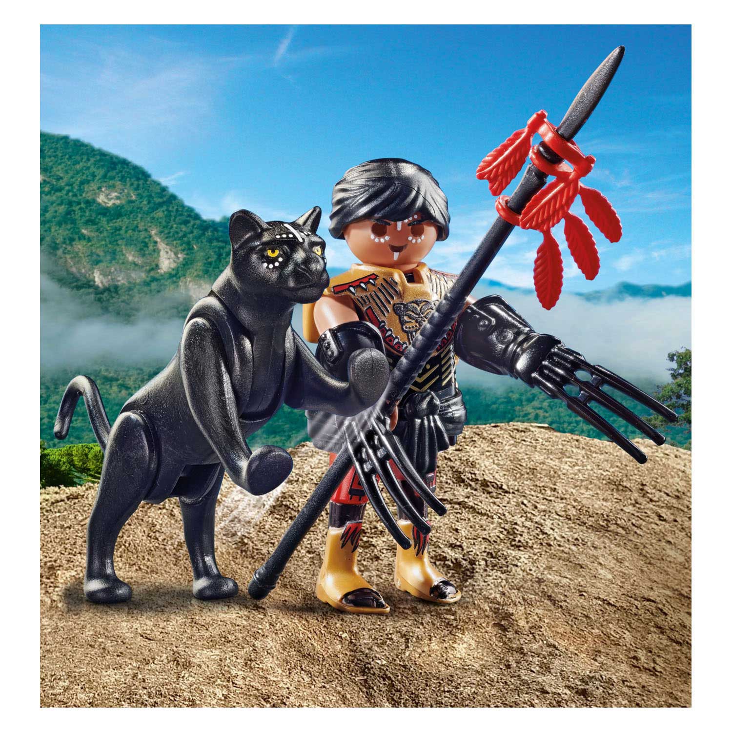 Playmobil Specials Krijger met Panter 70878