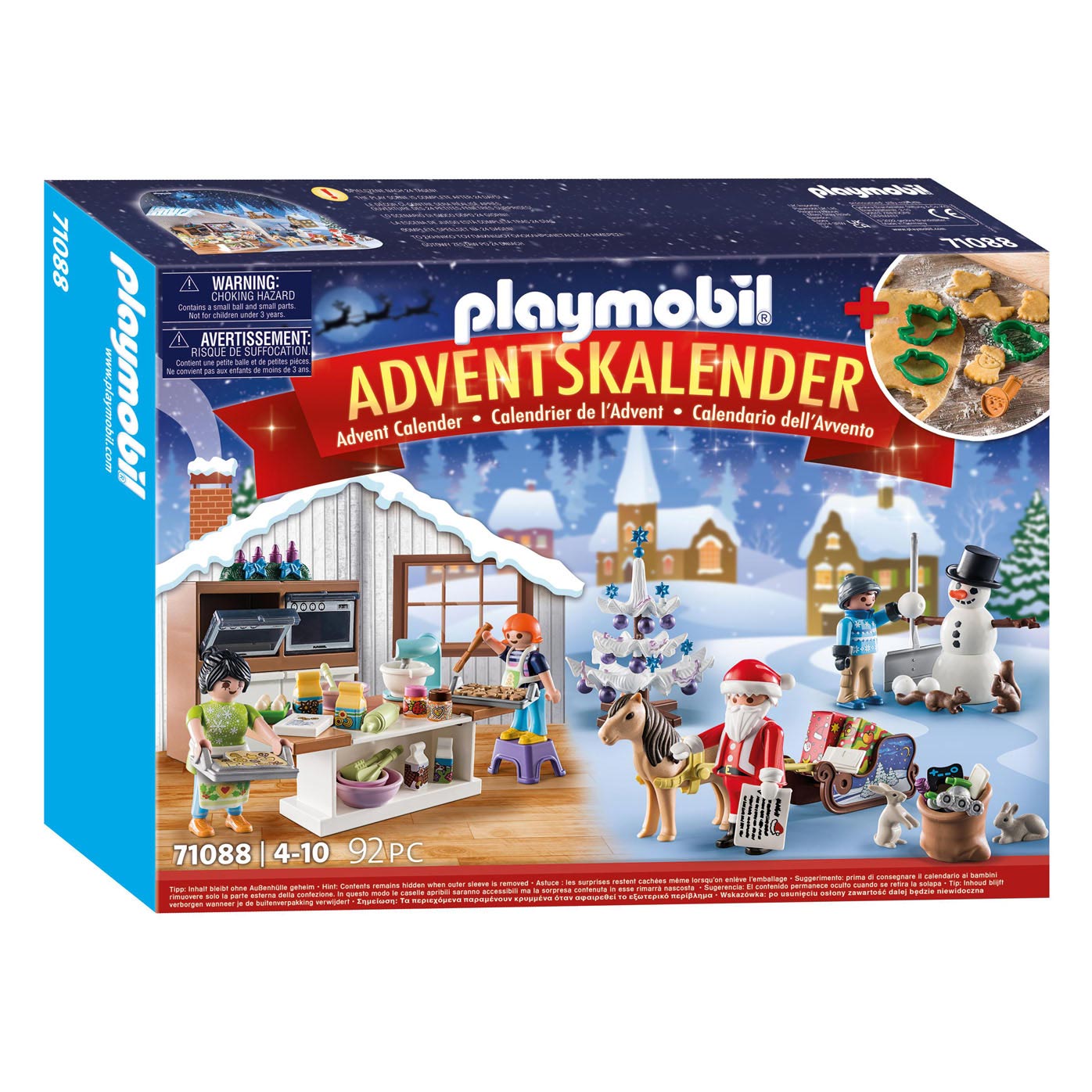 Playmobil Adventskalender Kerstkoekjes Bakken 71088