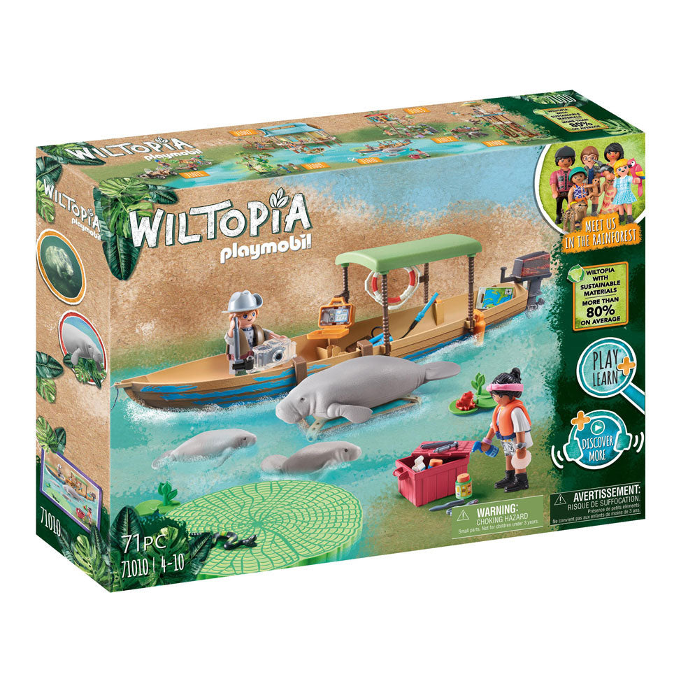 Playmobil Wiltopia Boottocht naar de Zeekoeien 71010