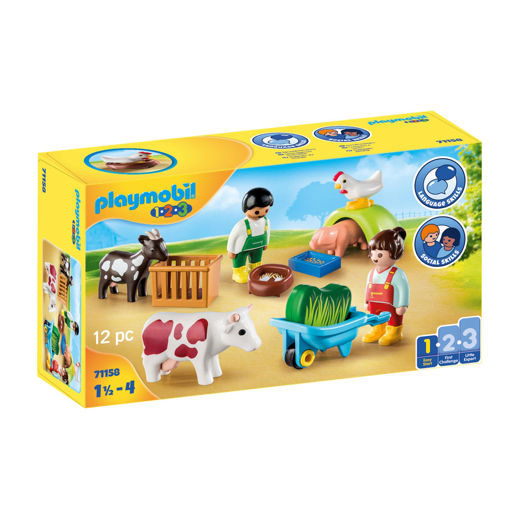 Playmobil 1.2.3. Plezier op de Boerderij 71158