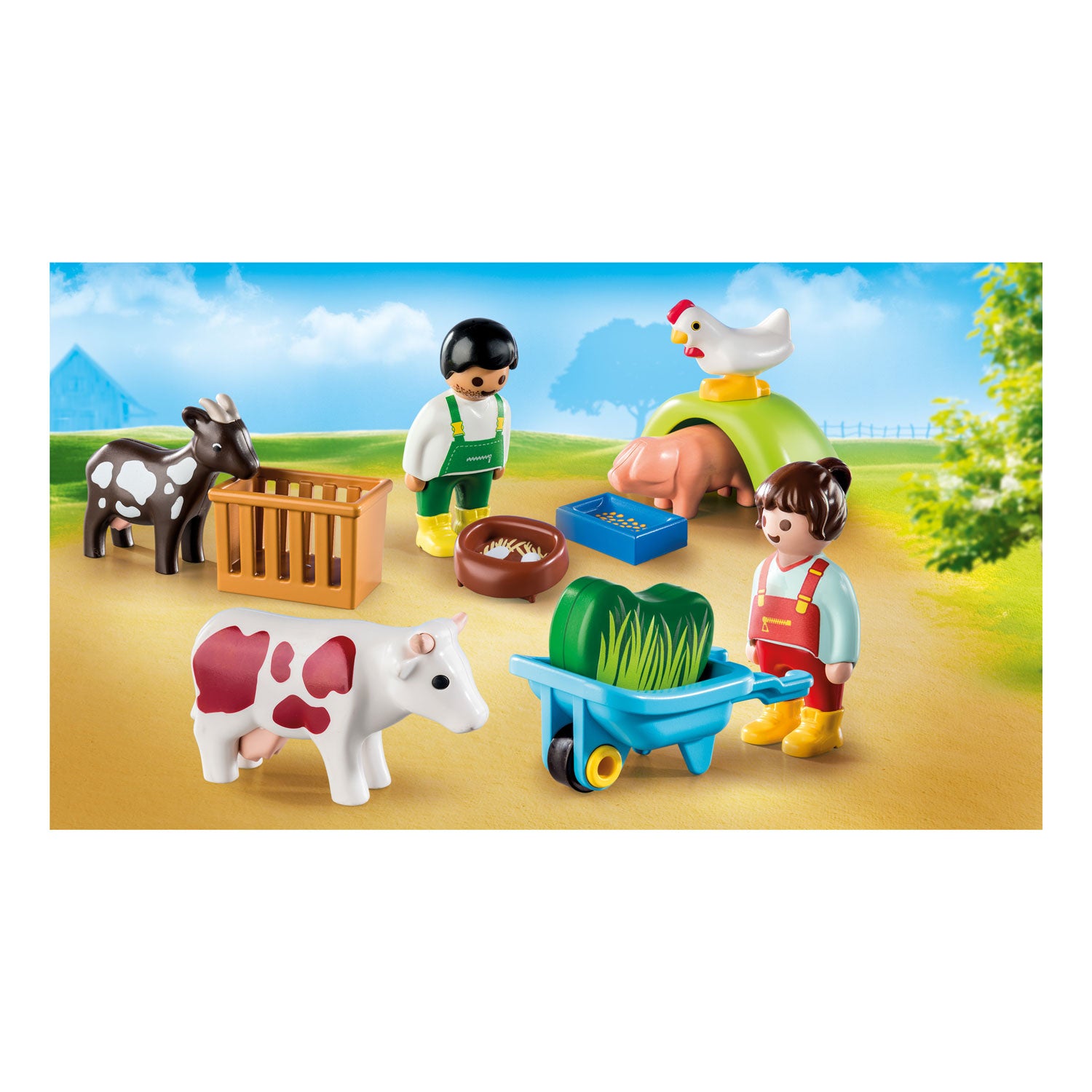 Playmobil 1.2.3. Plezier op de Boerderij 71158