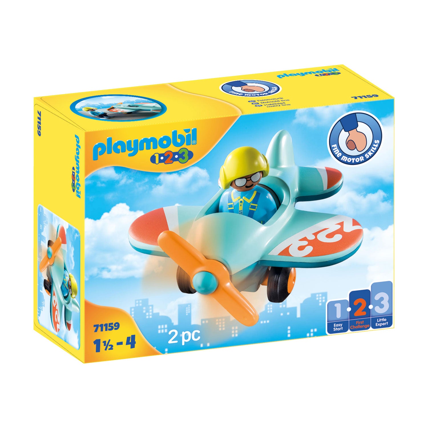 Playmobil 1.2.3. Vliegtuig 71159