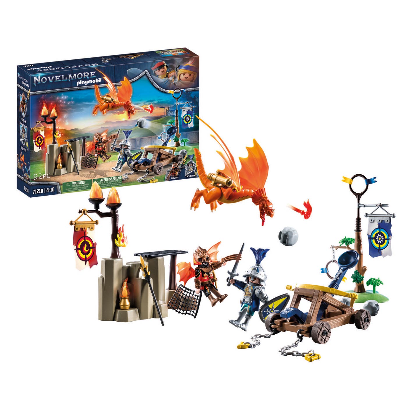 Playmobil Novelmore vs Burnham Raiders Toernooi terrein 71210