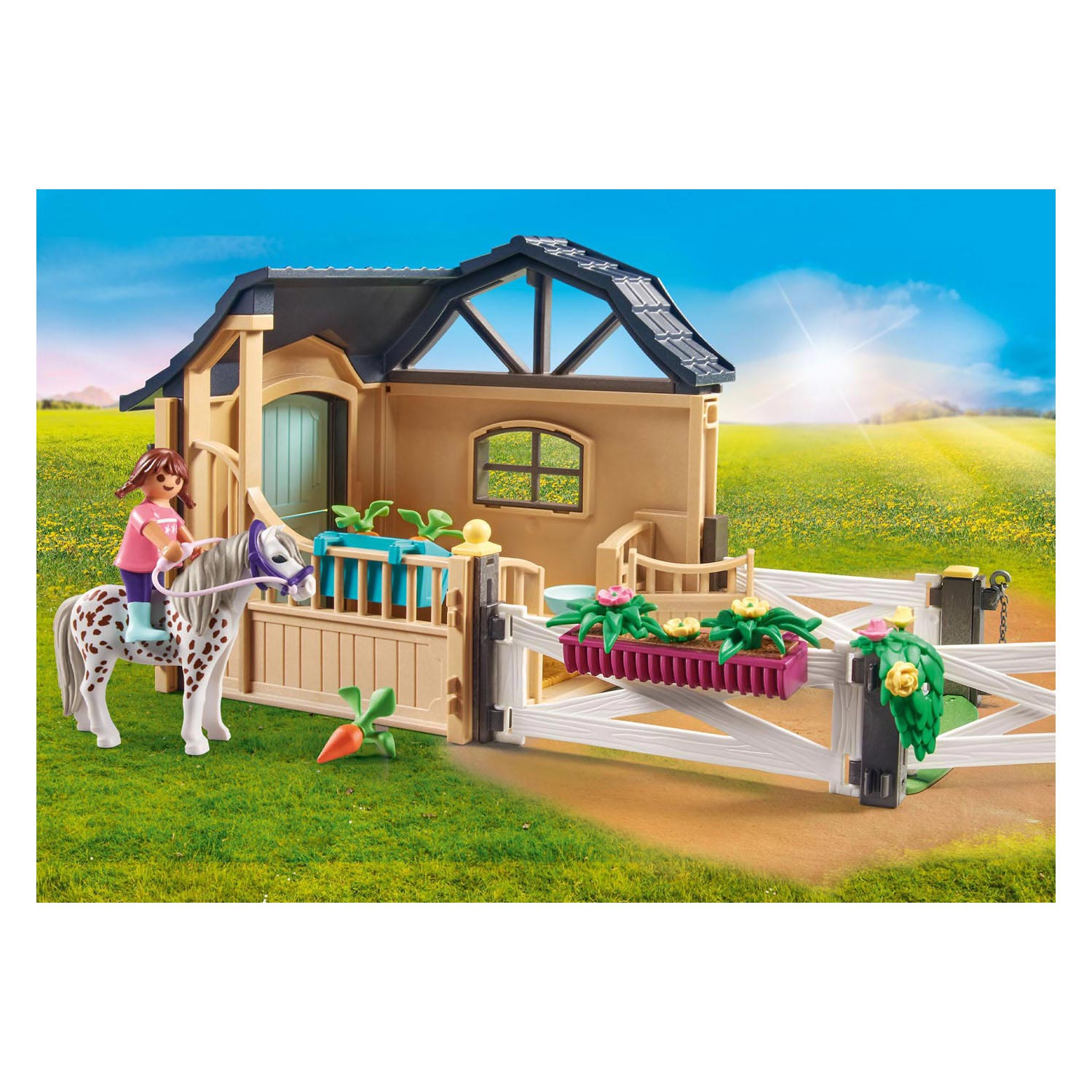 Playmobil country paarden rijstal 71240