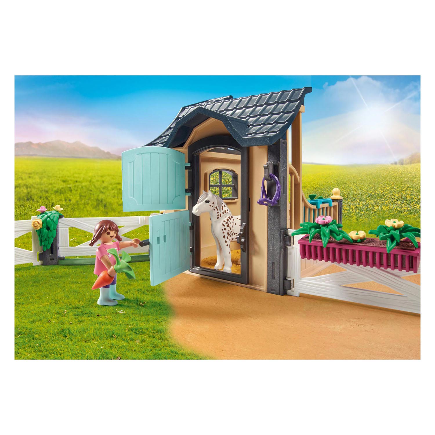 Playmobil country paarden rijstal 71240