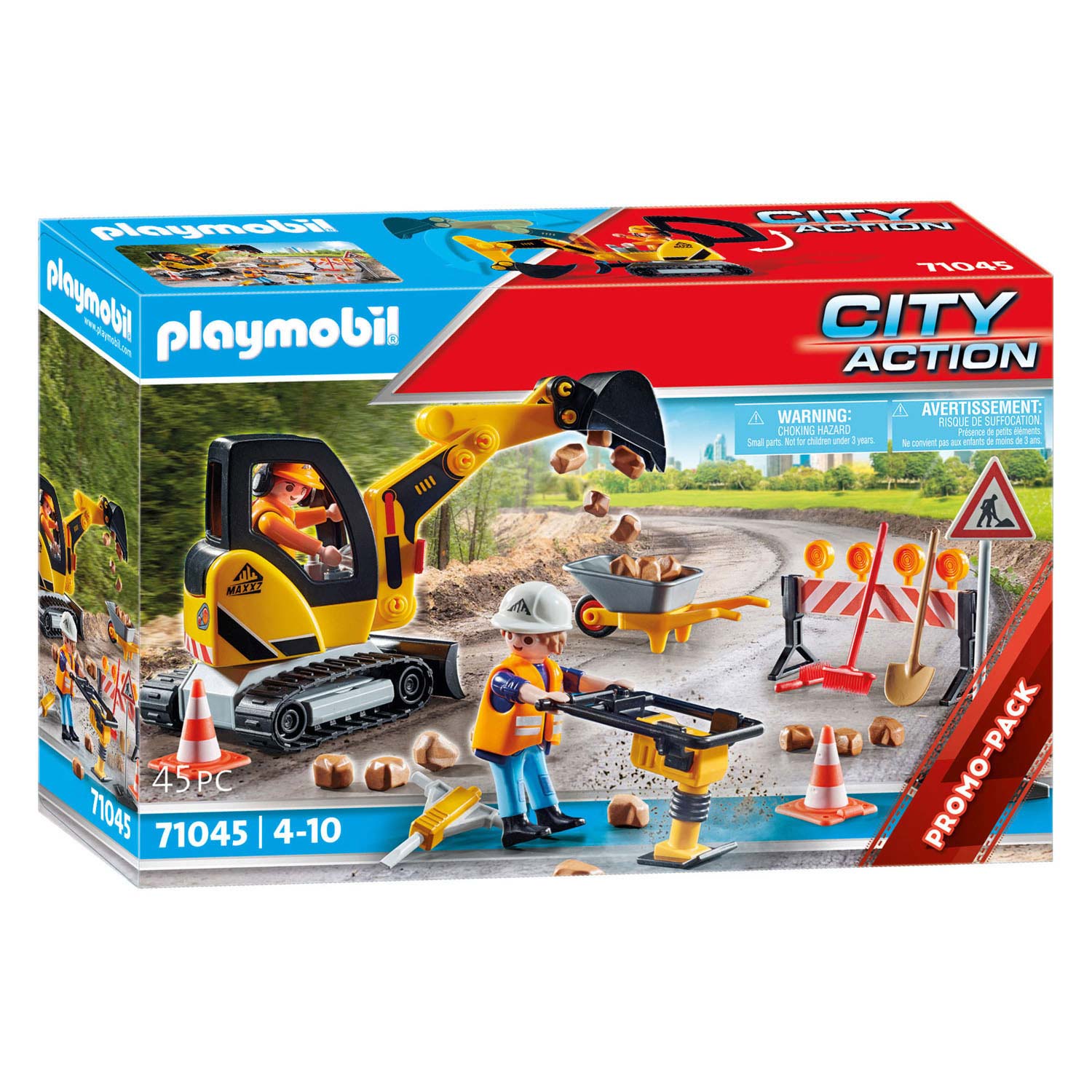 Playmobil City Action Wegenbouw 71045