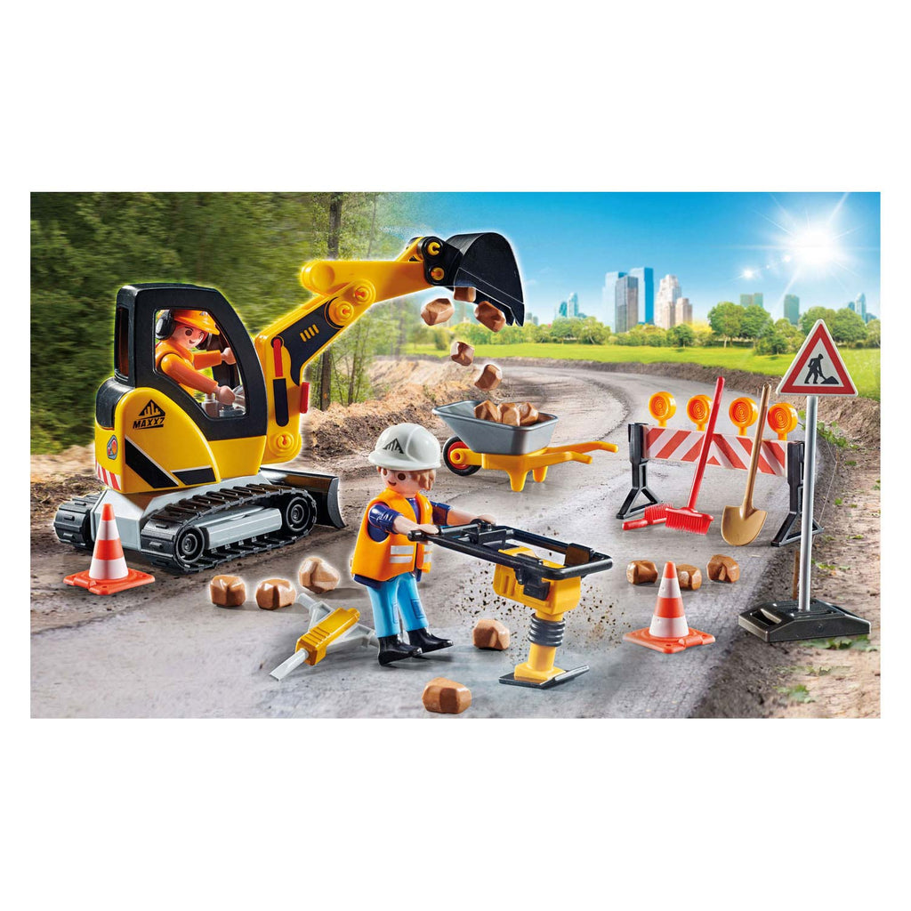 Playmobil City Action Wegenbouw 71045