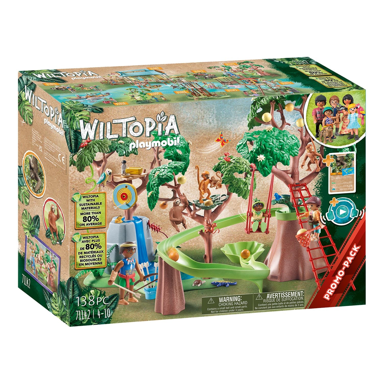 PLAYMOBIL Wiltopia Tropische Junglespeeltuin 71142