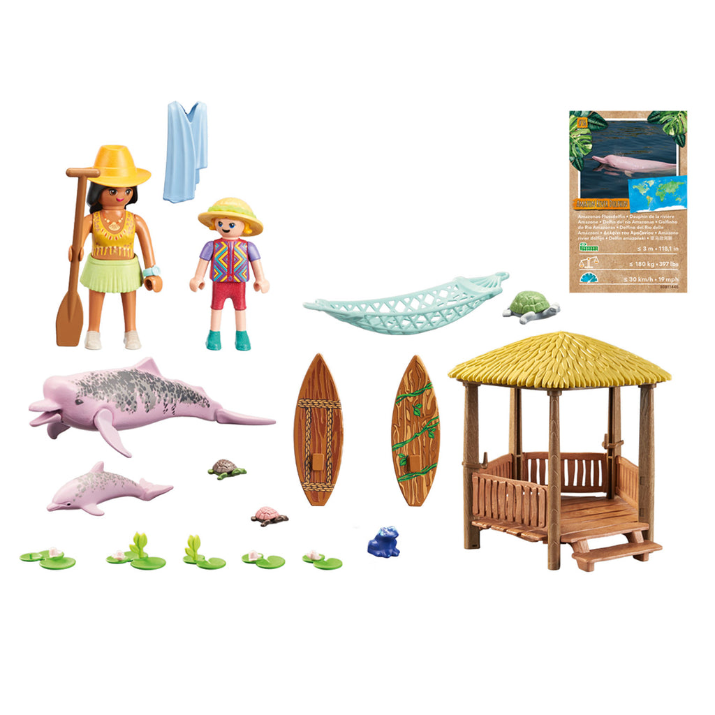 Playmobil Wiltopia Peddeltocht met de rivierdolfijnen 71143