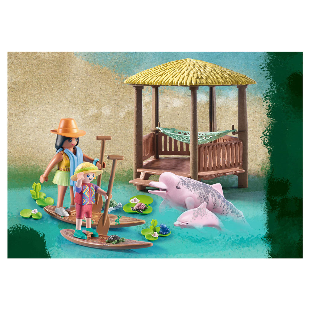 Playmobil Wiltopia Peddeltocht met de rivierdolfijnen 71143
