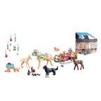 Playmobil Adventskalender Paarden: Kerst Sleerit 71345