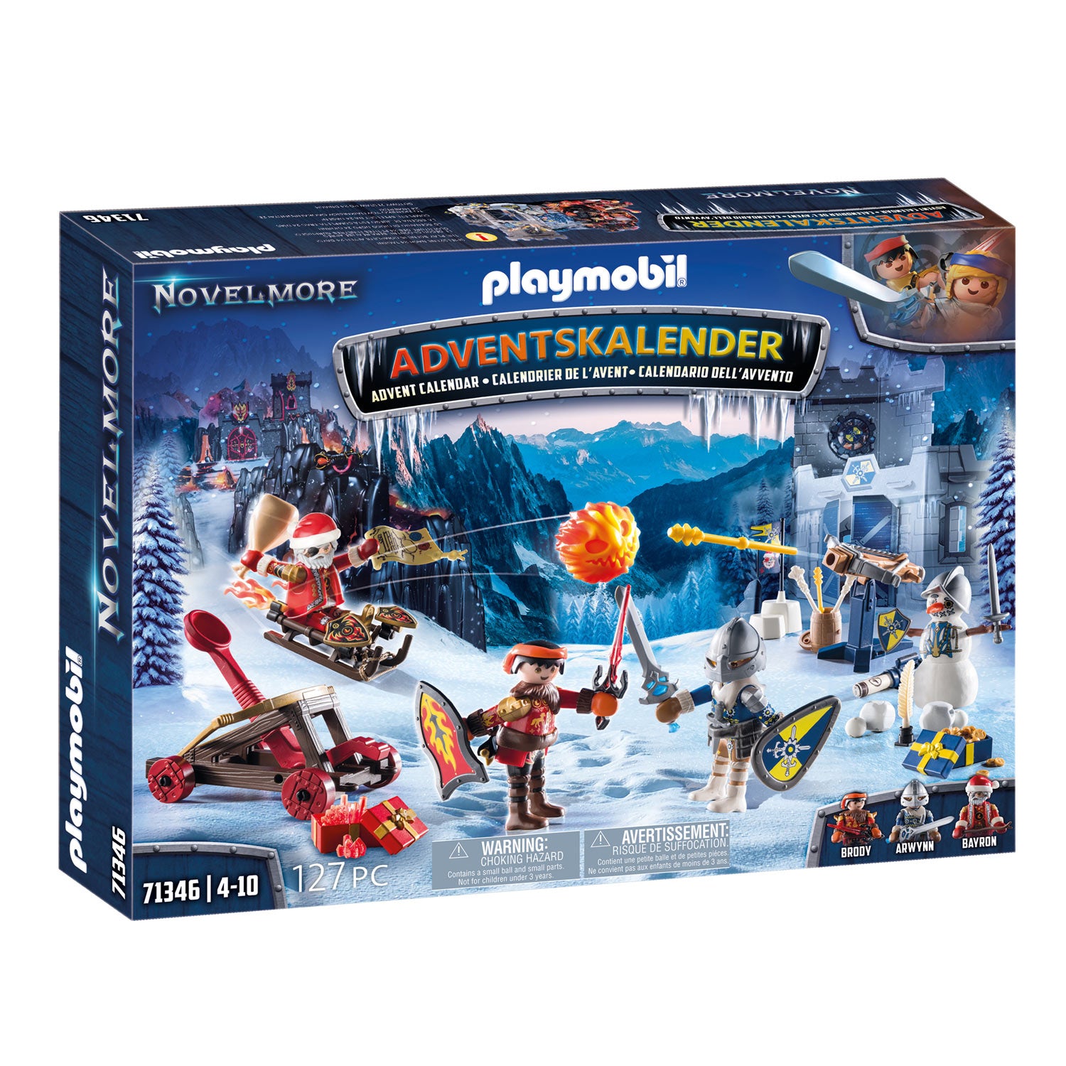 playmobil adventskalender novelmore strijd in de sneeuw 71346