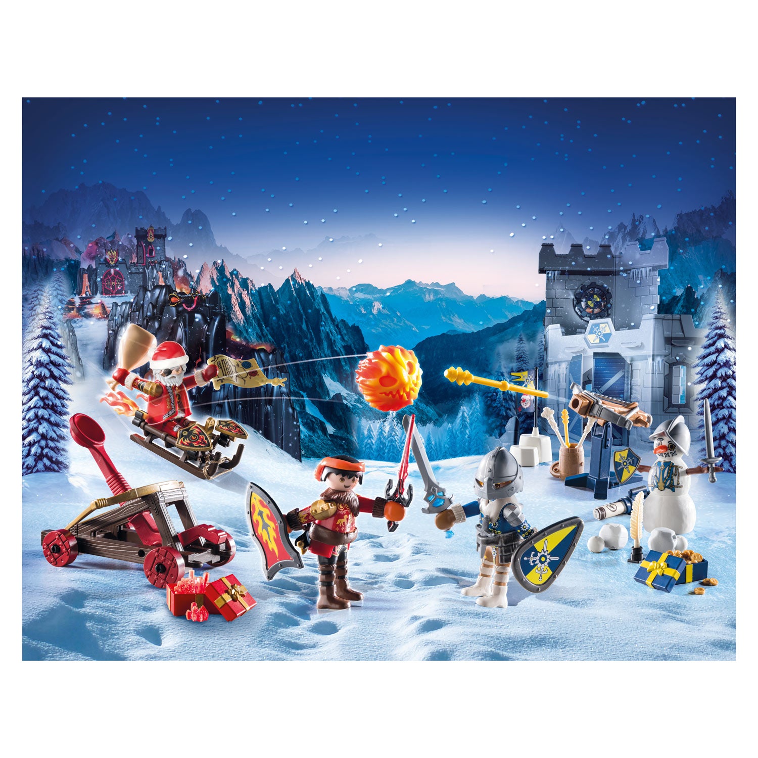playmobil adventskalender novelmore strijd in de sneeuw 71346