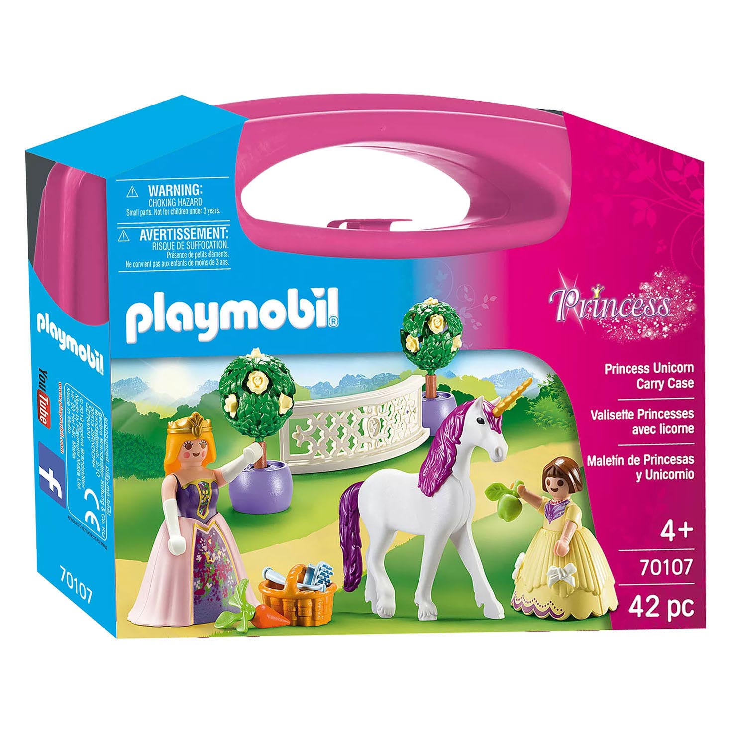Playmobil Koffertje Prinses met Eenhoorn 70107