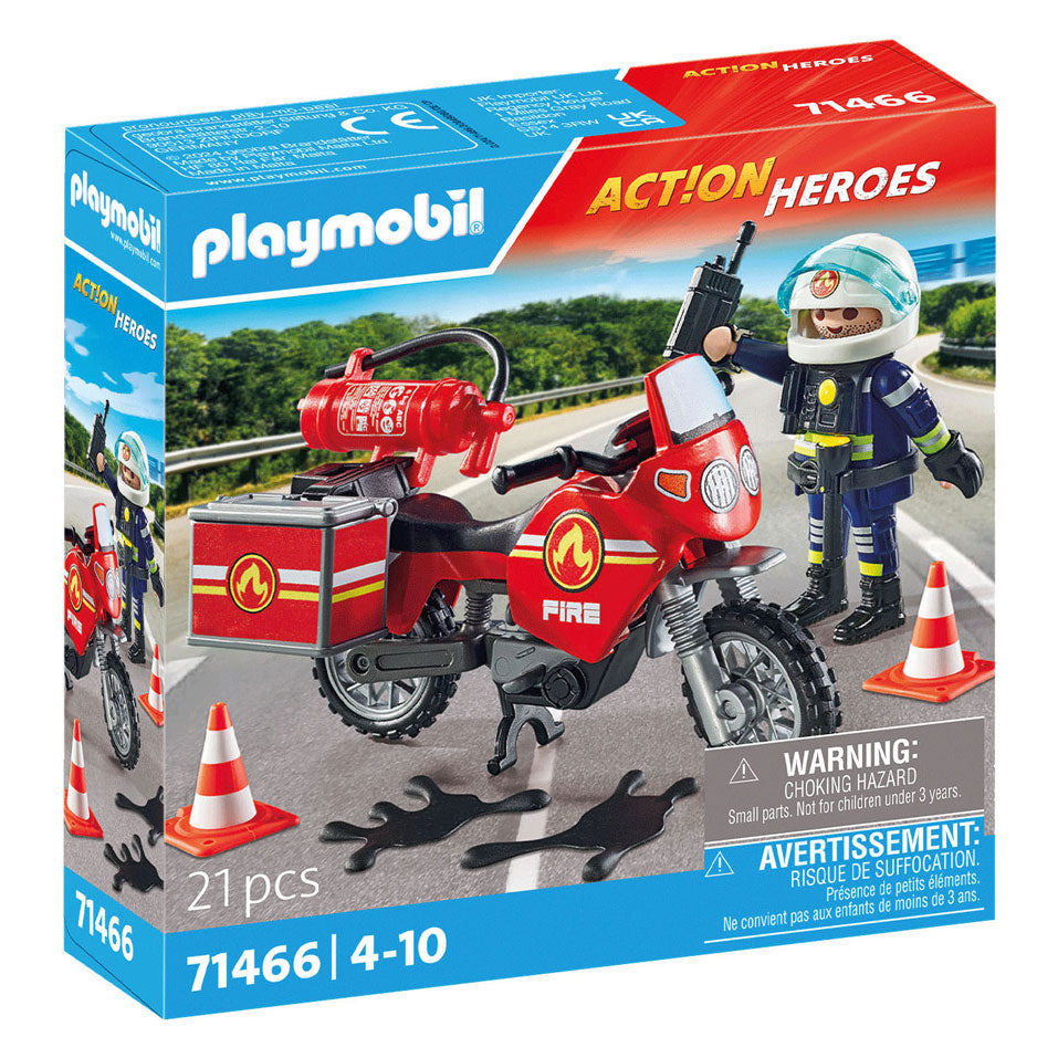 Playmobil 71466 action heroes brandweer op de plaats van het ongeval