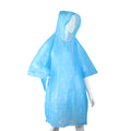 Wegwerp poncho lichtgewicht. assorti kleur. One size fits all.
